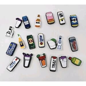 Beer Croc Charms Adults Women Men Drink Shoe Charms Sandal Alcohol Cocktail 20